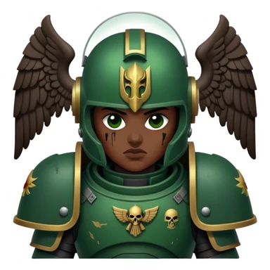 Warhammer 40k adeptus astartes dark angels sticker