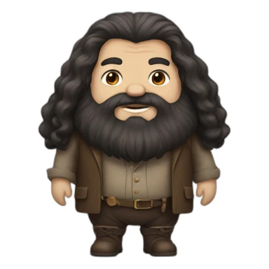 wide hagrid sticker