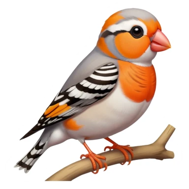 Zebra Finch bird sticker