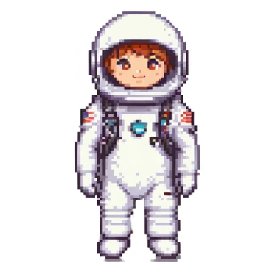 cute astronaut sticker