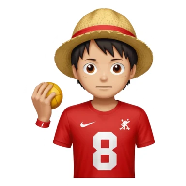 Luffy in nike sticker