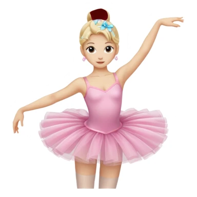 balerina blonde sticker