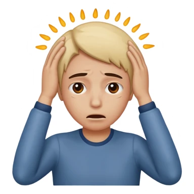 Emoji is hurting sticker