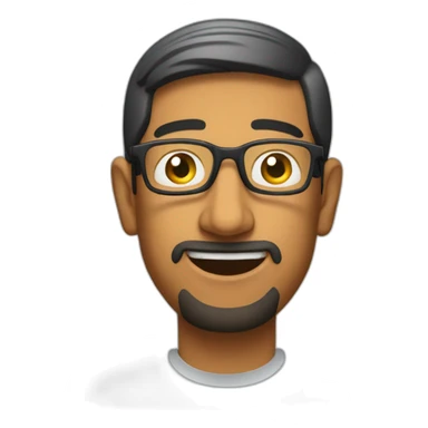 Sundar pichai using a computer sticker