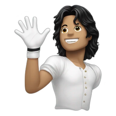 Michael Jackson gloves clapping sticker