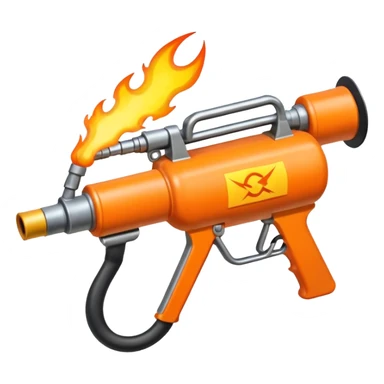 flame thrower sticker