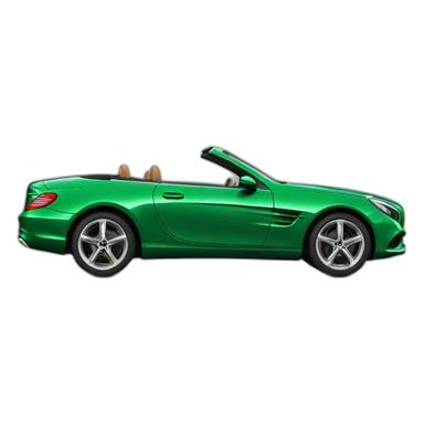 Green Mercedez a180 sticker