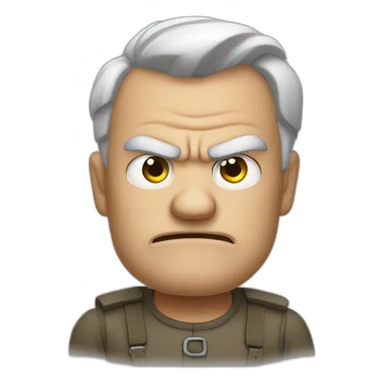 angry frenach sticker