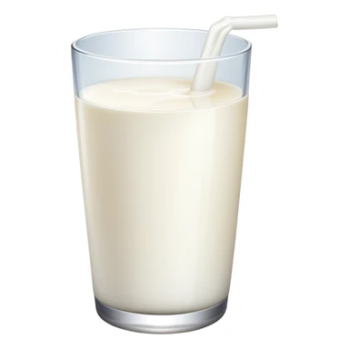 glass of milk sticker