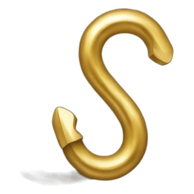 mettalic hook with rope sticker