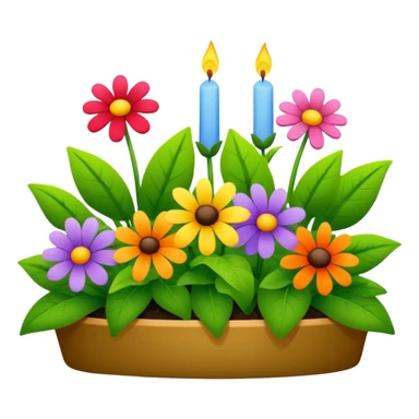 birthday garden sticker