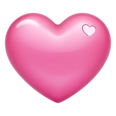 pink heart with shine sa sticker