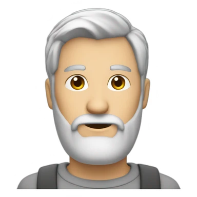 northern europes laziest coder grey hair with beard 40 years old sticker