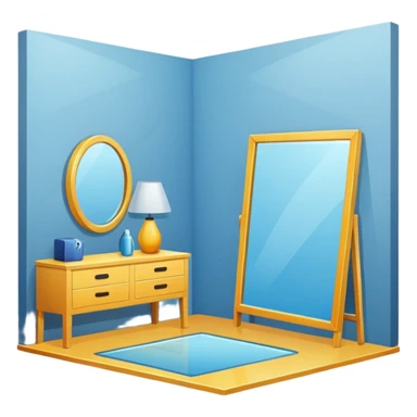 room mirror sticker