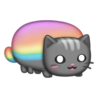 Antropomorphic Nyan cat sticker