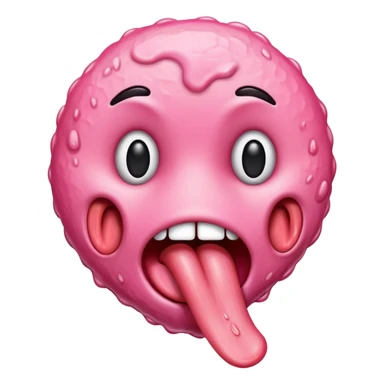 human tongue sticker