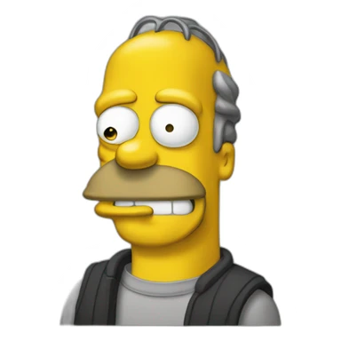 Homer simpon sticker