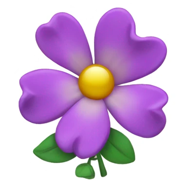 Flower with gold rings sticker