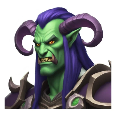 Illidan World of warcraft sticker