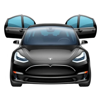 Tesla model 3 stuck in trafic sticker