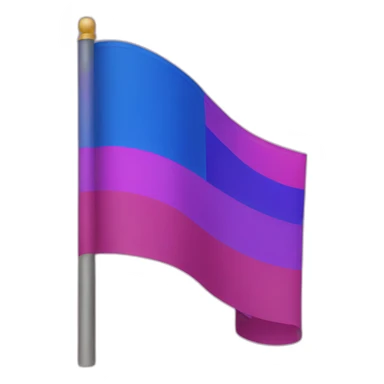 Bi flag sticker