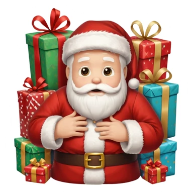 create a realistic christmas chaos sticker