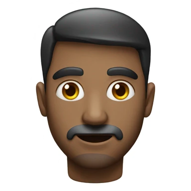 Rosto com máscara e orelha furada sticker