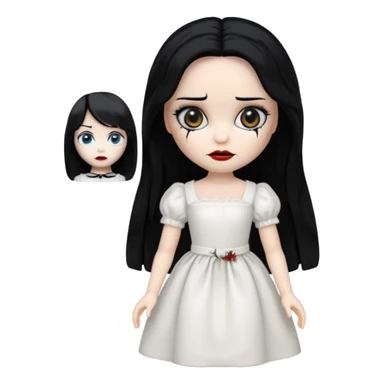 Annabelle doll from The Conjuring movie sticker