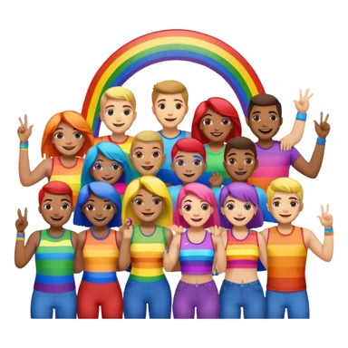 pride charcters sticker