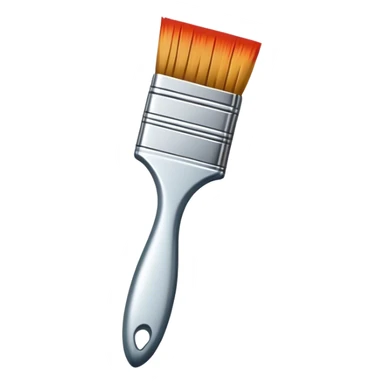 Metal painting icon, hand-painted metal object like a plate or decorative piece with intricate patterns, visible paintbrush, metal surface with vibrant enamel or acrylic paints, no finished artwork, just the painting process, minimalistic style, clean lines, transparent background. sticker