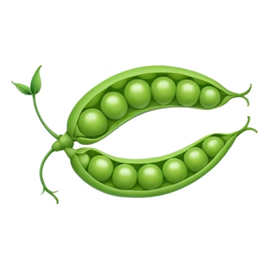 Pea pod sticker