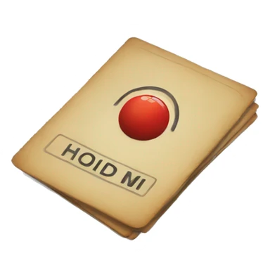 hold card sticker
