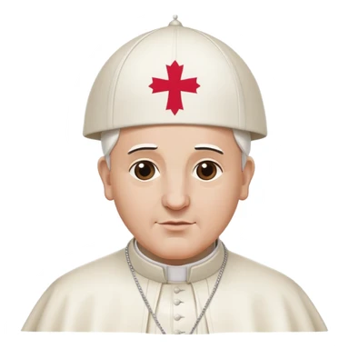 Pope with Chicago flag sticker