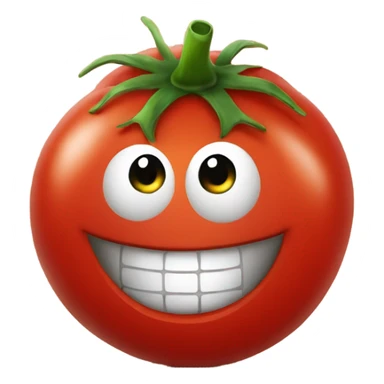 happy tomato sticker