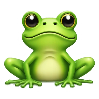 froggie with drops of water  running down the legs. Make te water colour light yllow sticker