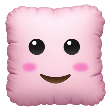 Pink pastel pillow sticker