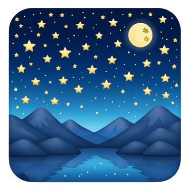 night time emotion simply sticker