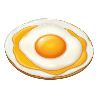 A cute fried egg sticker