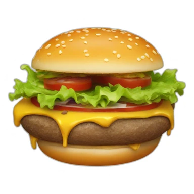 À burgerSaturn sticker