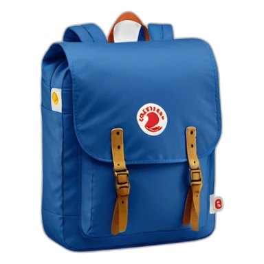 fjallraven kanken blue bag sticker