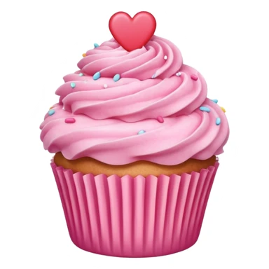 can you make a pink emoji that is aesthetically pleasing, and make it in for of a food or drink sticker