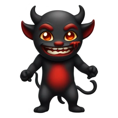 Cute devil  sticker
