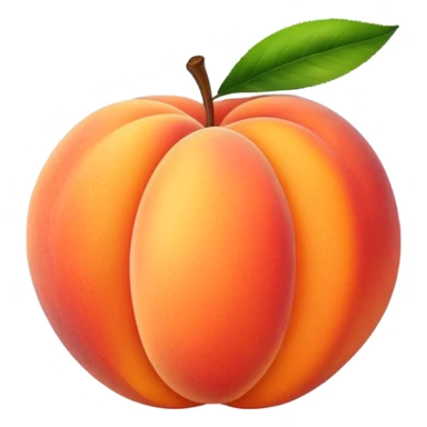 peach fruit sticker