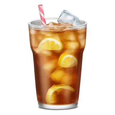 Cold ice tea sticker