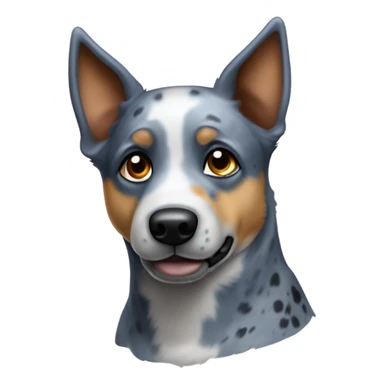 Blue heeler dog sticker