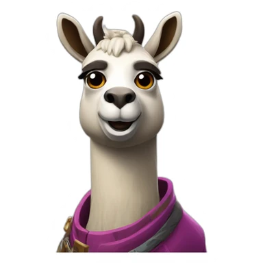 Lama fortnite sticker