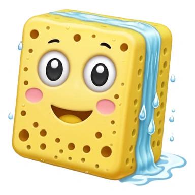 sponge with soap sticker