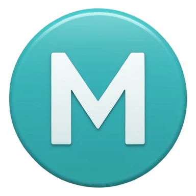 Crea Un logo animado de un círculo color Turquesa y letras blancas con las siglas NHD sticker