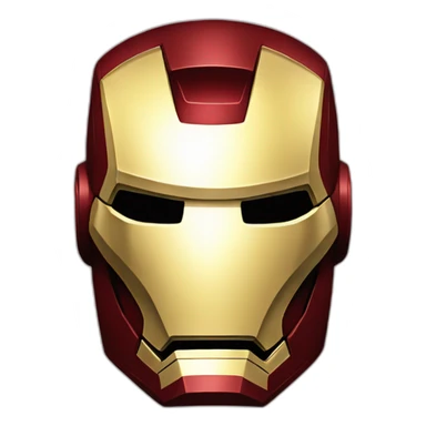 iron man face sticker