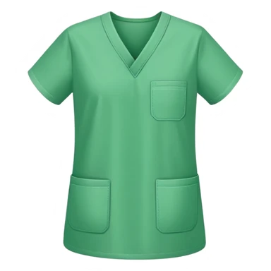 green occupational therapy scrubs sticker